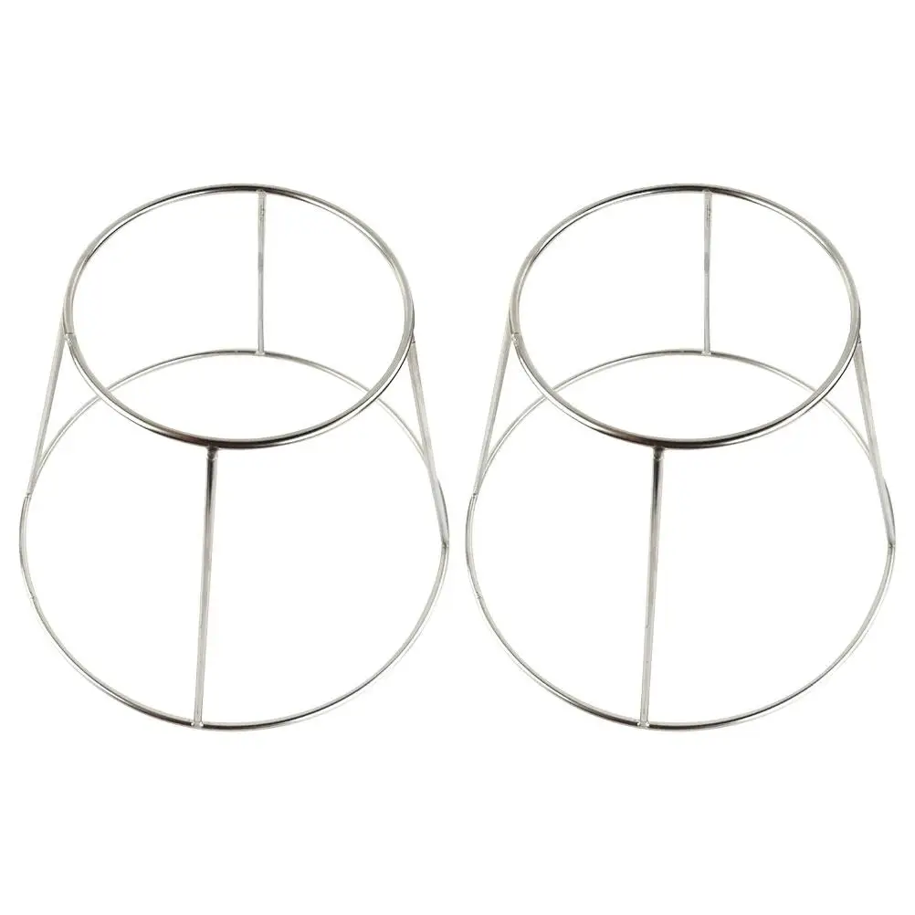 

2 Pcs Double Layer Seafood Tray Rack Stainless Steel Food Plate Holder 15 27cm Reusable Practical Kitchen Restaurant Accessories