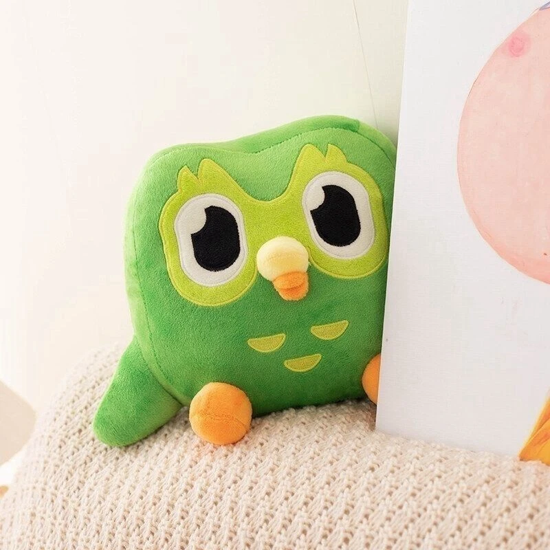 25cm Owl Duolingo Learning Plush Toy Foreign Language Training Activity Souvenir Children's Learning Companion Doll Birthday