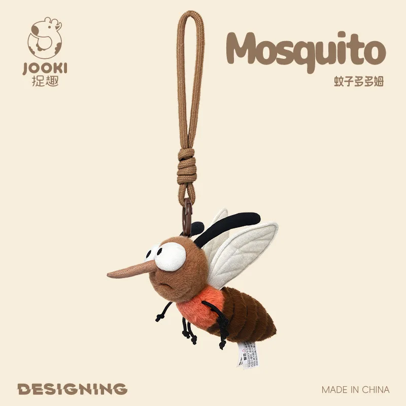 Creative Mosquito Bee Cockroach Insect Serie Plush Toy Funny Stuffed Animal Doll Soft Honeybee Toy Plushie Unique Funny Gift
