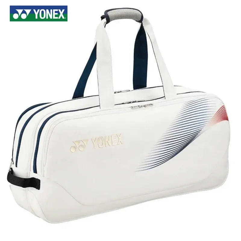 Yonex-Bolsa de bádminton auténtica, mochila de raqueta de tenis profesional, deportes de moda, impermeable, gran capacidad, entrenamiento de competición