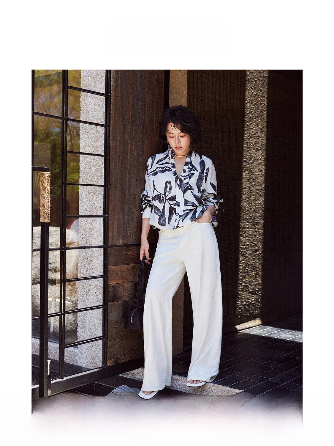 

Loose Cotton Linen Wide Leg Jeans Old Money Style Casual Trousers for Women Summer Thin Long Pants by Wei Private Label