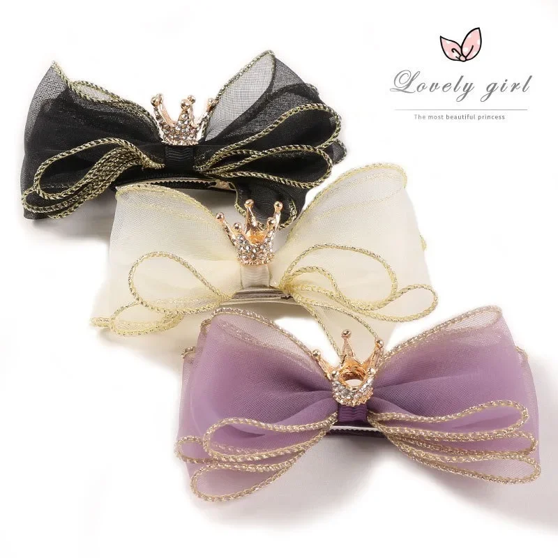 Pet Accessories Three-dimensional Bow Hairpin Crown For All Cats Dog Bow Hairpin Headdress Dog Bows Dog Hair Bows Headdress