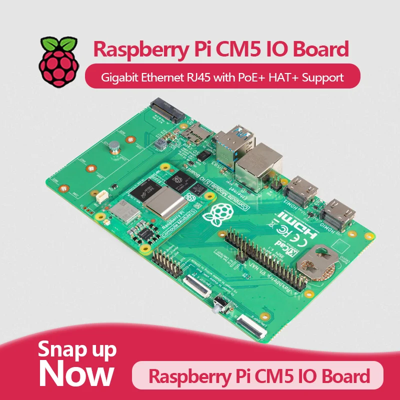 Official Raspberry Pi Compute Module 5 / CM5 series IO board