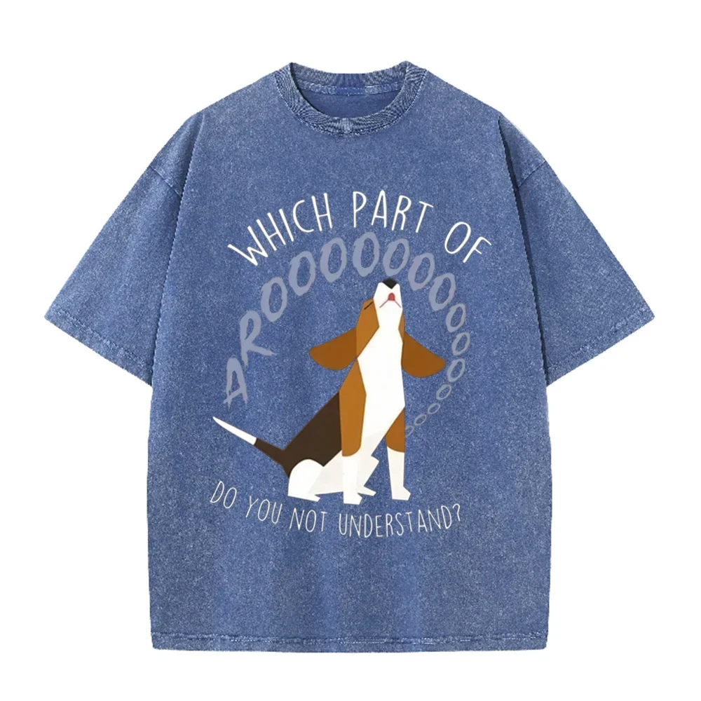 2026 Vintage Washed Black Basset Hound Dog Graphic T Shirt Funny Pet Letter Print Oversized Casual Short Sleeve Tee