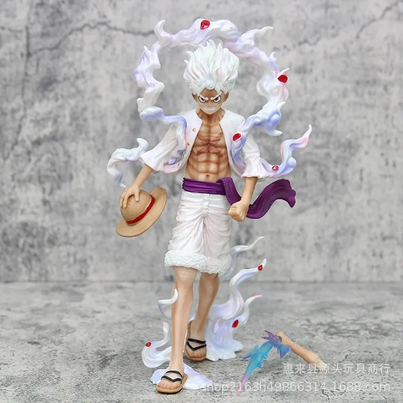 One Piece King Hand Series GK Standing Posture Walking Nikluffy Five Speed Sun God Awakening Form Model Decoration