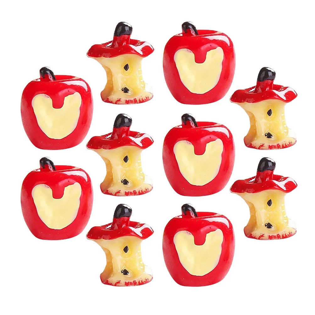 

Emulational Fruit Toys Mini Artificial Models Miniature Apples Decor Miniatures