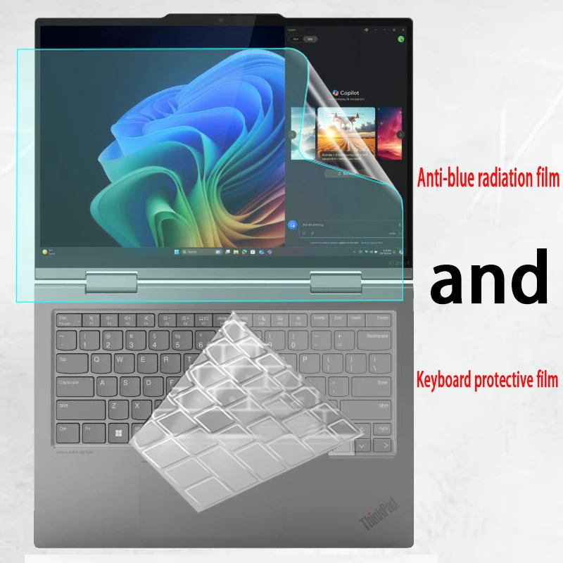 

For ThinkPad X1 2-in-1 Gen 10/9 laptop accessories keyboard protective film high-definition screen film privacy anti-peep film
