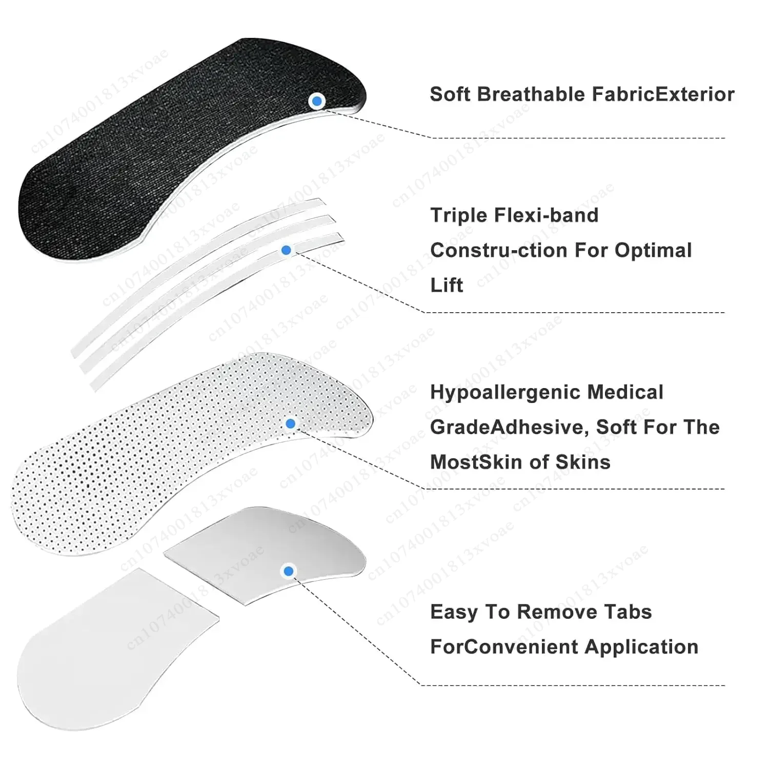 Sports Anti Snoring Nose Strips for Breathing Physical Expansion BreathableEnhanced  Nasal Patch Better Sleep Nasal Strips