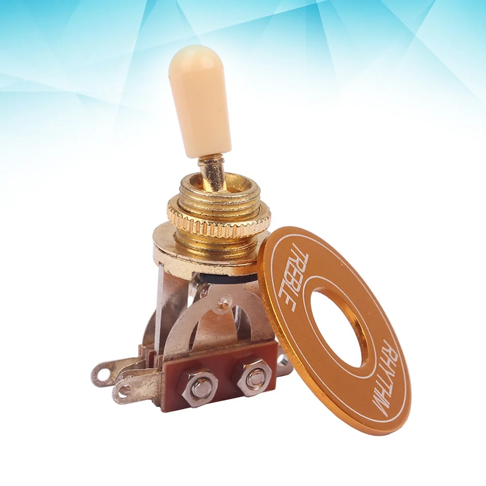 مجموعة مفاتيح تبديل 3 طرق لأجزاء الغيتار الكهربائي إيقاع ثلاثة أضعاف غسالة نحاسية ذاتية الصنع