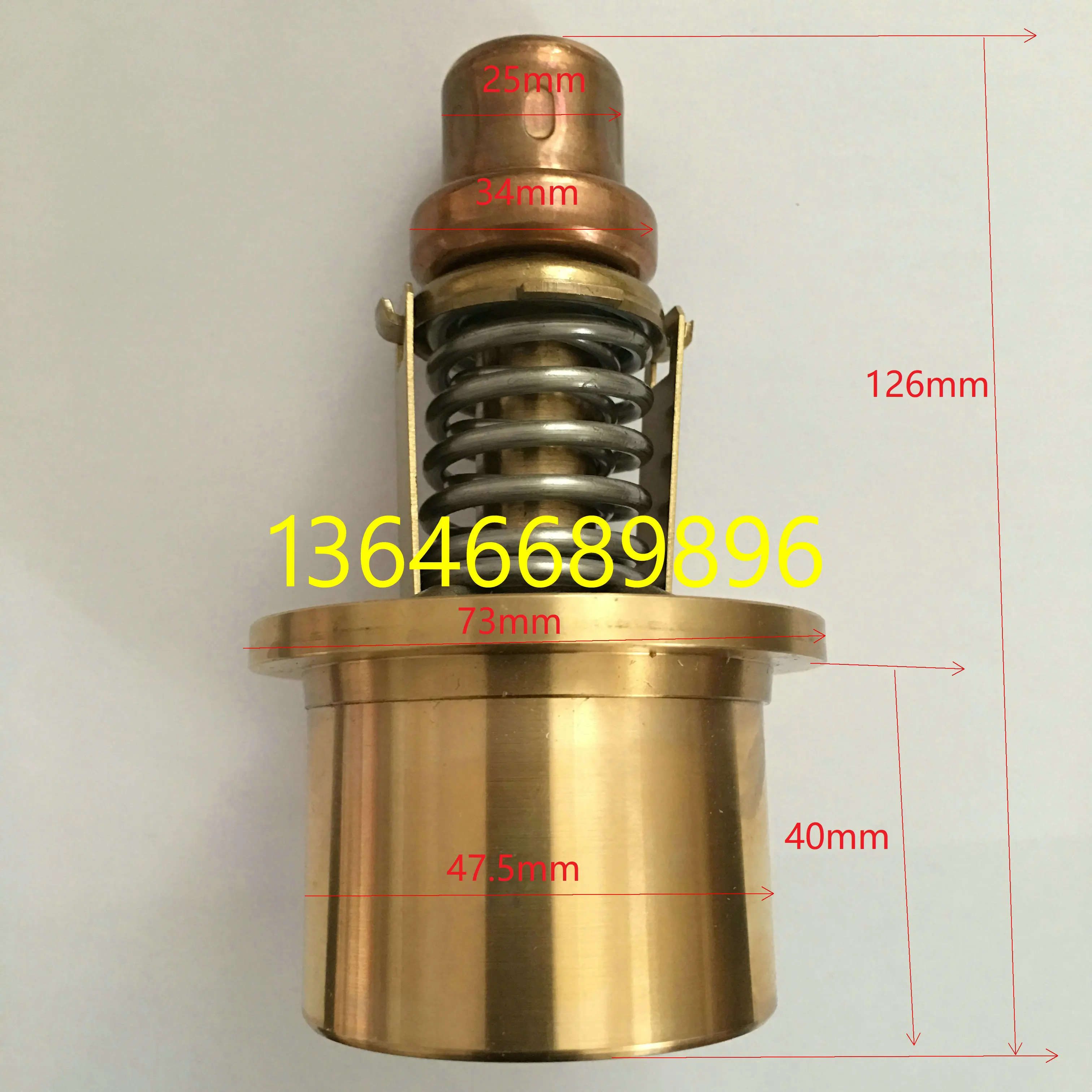 Suitable for Temperature Control Valve Core of Air Compressor 23551823 Thermal Element 47563358/49076847