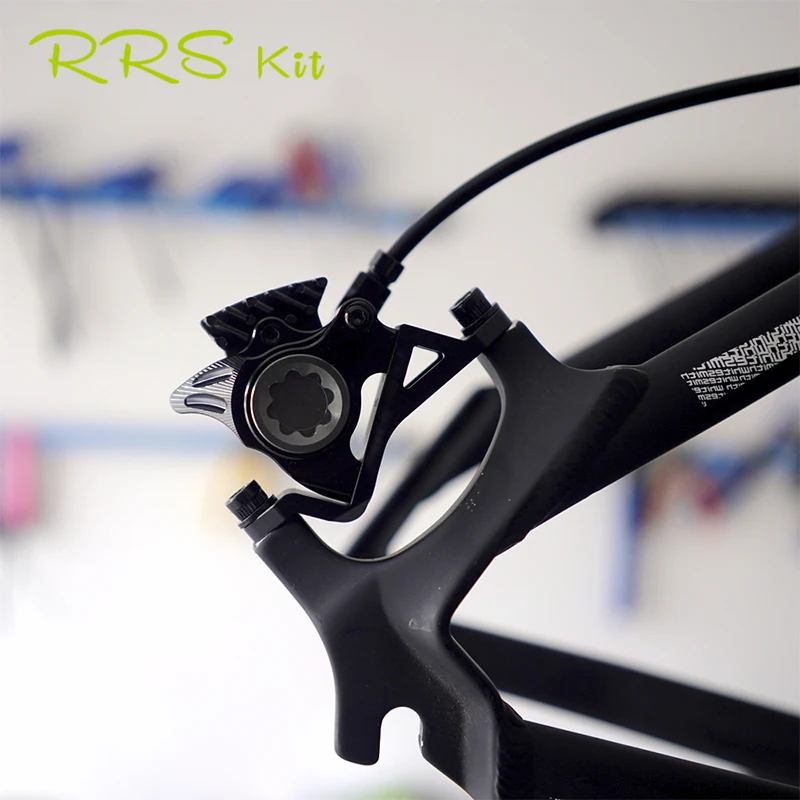 Rrskit Bicycle Brake Adapter+20mm Aluminum Alloy Post Mount To Flat Mount Brake Adapter