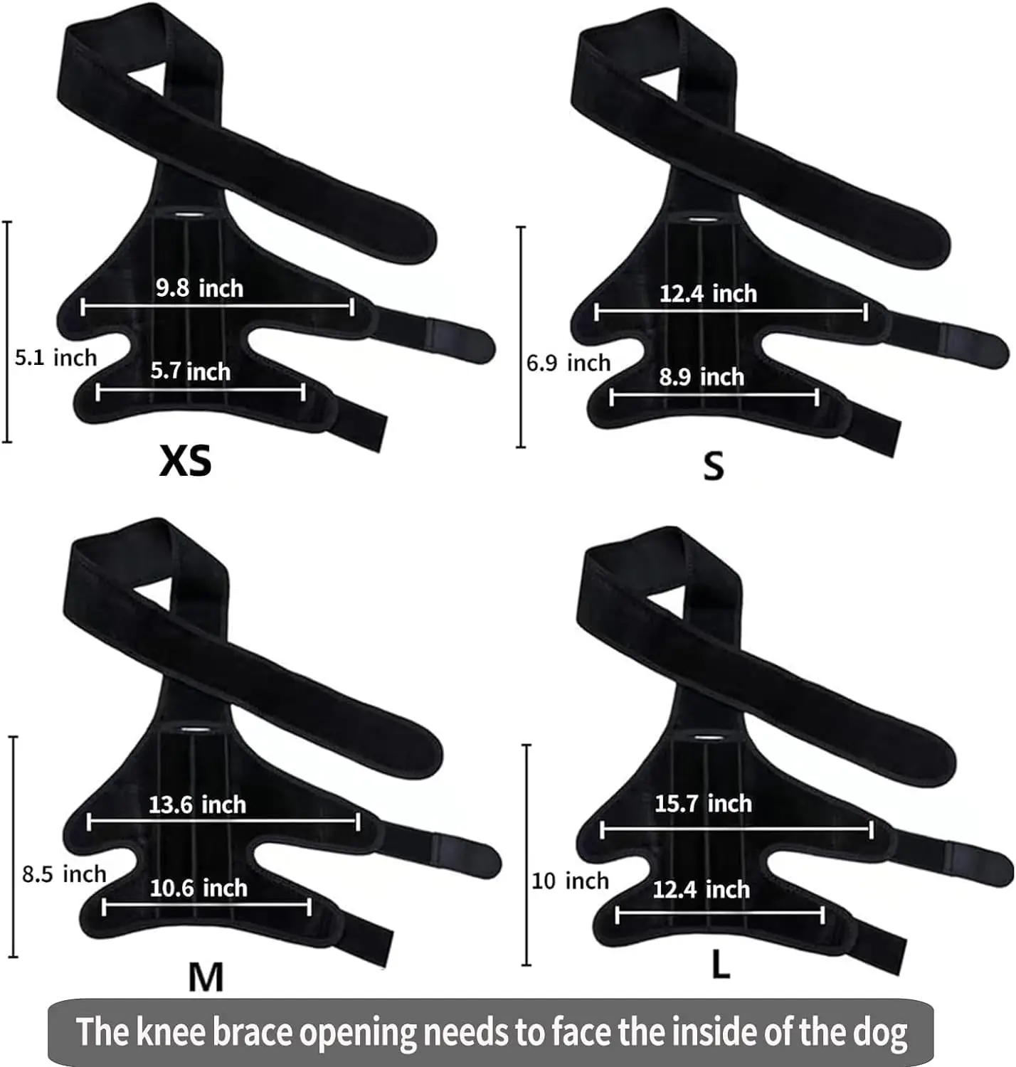 Small Dog Knee Brace for Torn Acl Hind Leg for Support with Cruciate Ligament Injury, Help Recovery with Dog Braces For Back Leg