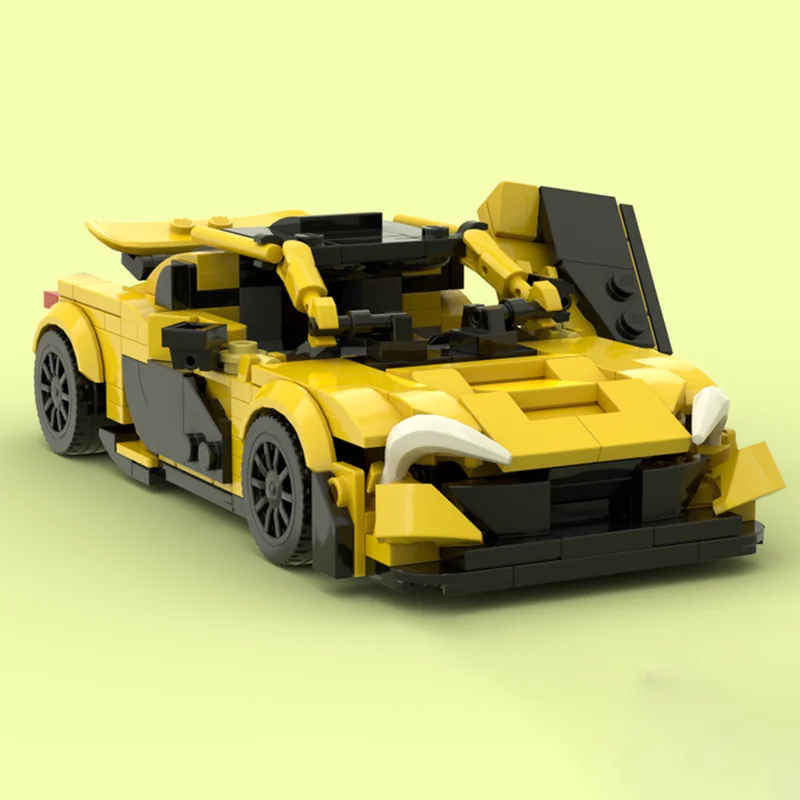 368 قطعة MOC mclarener p1 أبطال المدينة سوبر سيارة اللبنات فكرة عيد الميلاد لعبة هدية فكرة البناء لعبة عيد الميلاد هدية #6