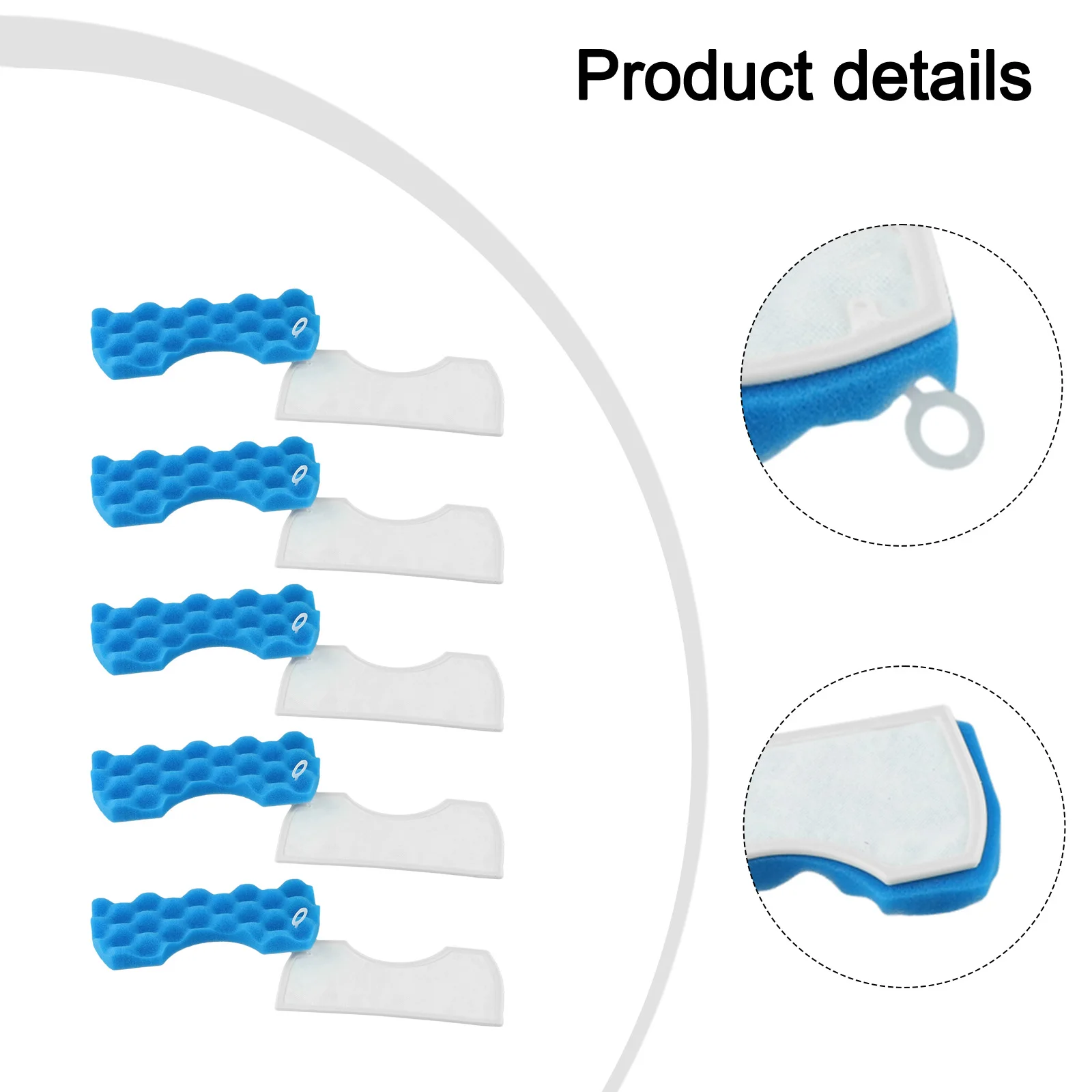 

Easy Installation Blue Sponge Filter Vacuum Cleaner Accessory Debris Capture Improved Suction Power For SAMSUNG DJ97-01040C