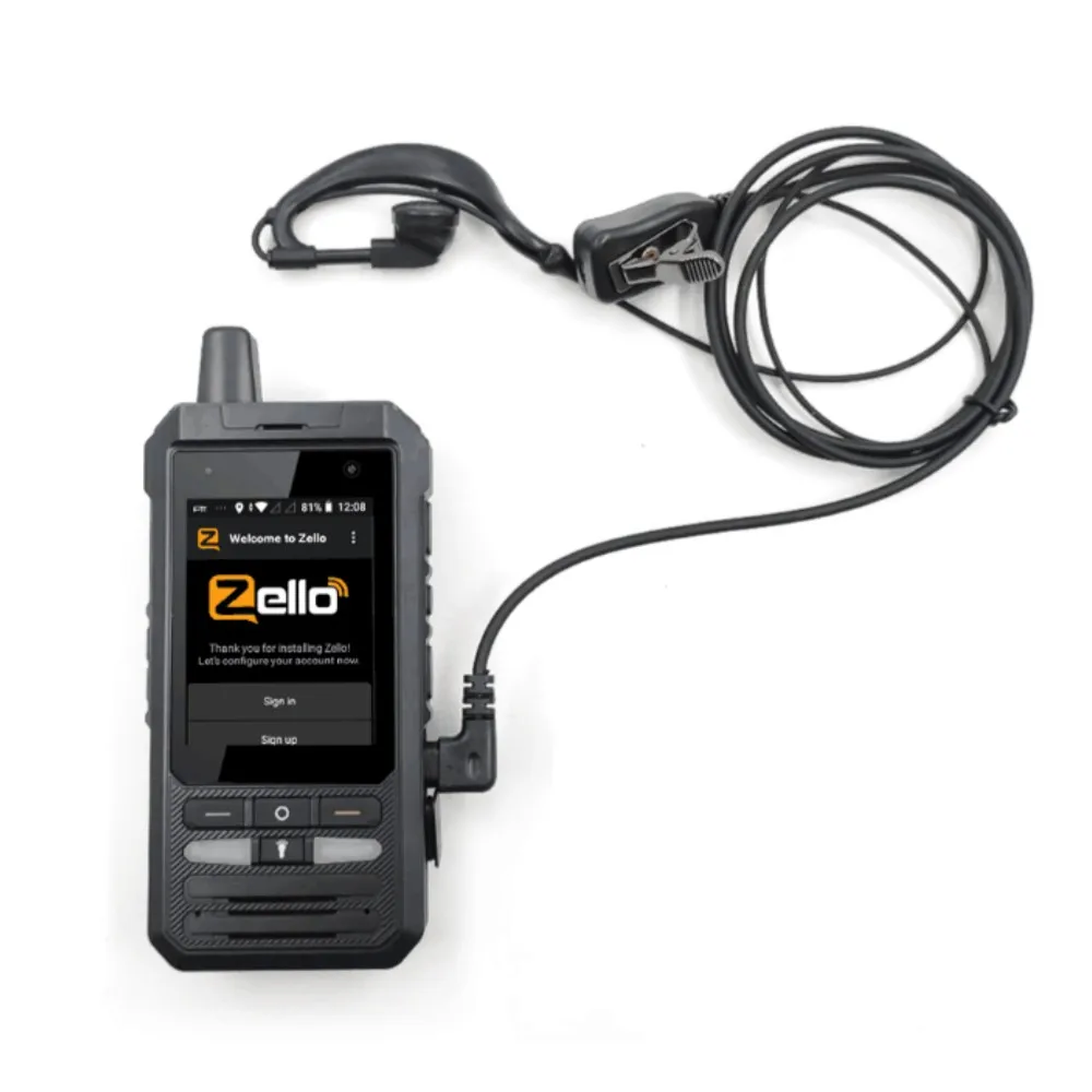 Auricular tipo G Anysecu W8 – gancho oreja trenzado compatible - imagen 4