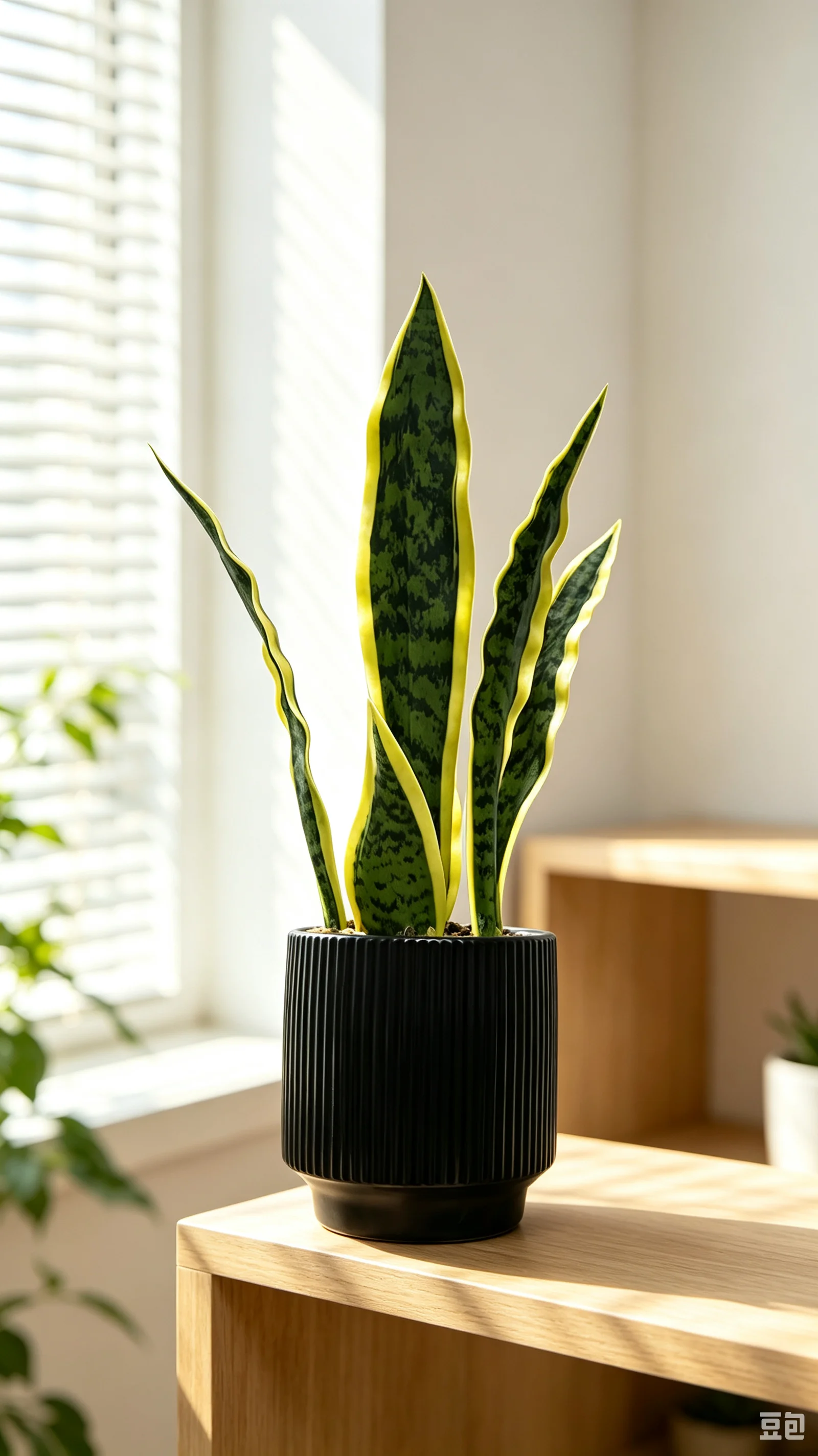 Artificial Snake Plant Black C - Snake Plant Ceramic 评论和价格