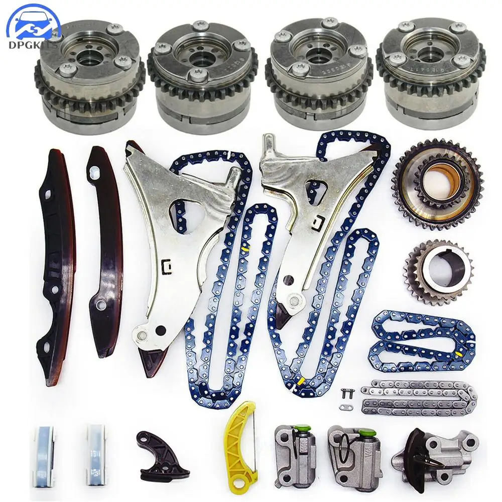 

Комплект регулятора распределительного вала цепи ГРМ DPGKITS для Benz CLS500 E550 X166 W212 GLE500 S500 4.7L V8 Turbo M278, номер двигателя 60009367