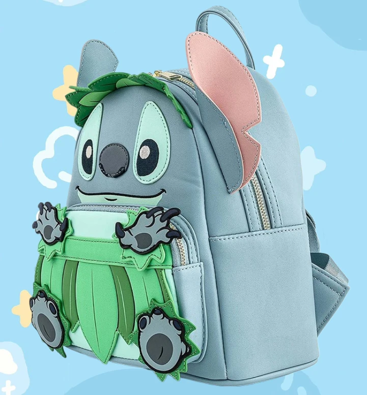 

Мини-рюкзак Aristocats Trio с цветочным принтом, женская сумка на плечо с двойным ремешком, кожаный рюкзак Питера Пэна, водонепроницаемая сумка для девочек