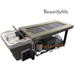 Thai Beauty and Hairdressing  Water Circulation Head Treatment Bed Fumigation Moxibustion Bed Barber Shop Ear Cleaning Bed