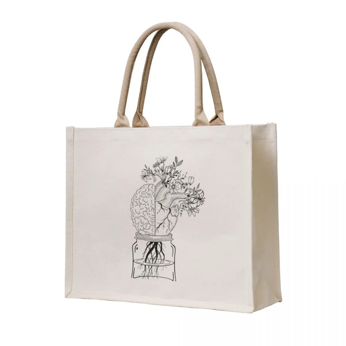 

Heart and Mind Tote Bag Shopper bag personalized tote bag Lady