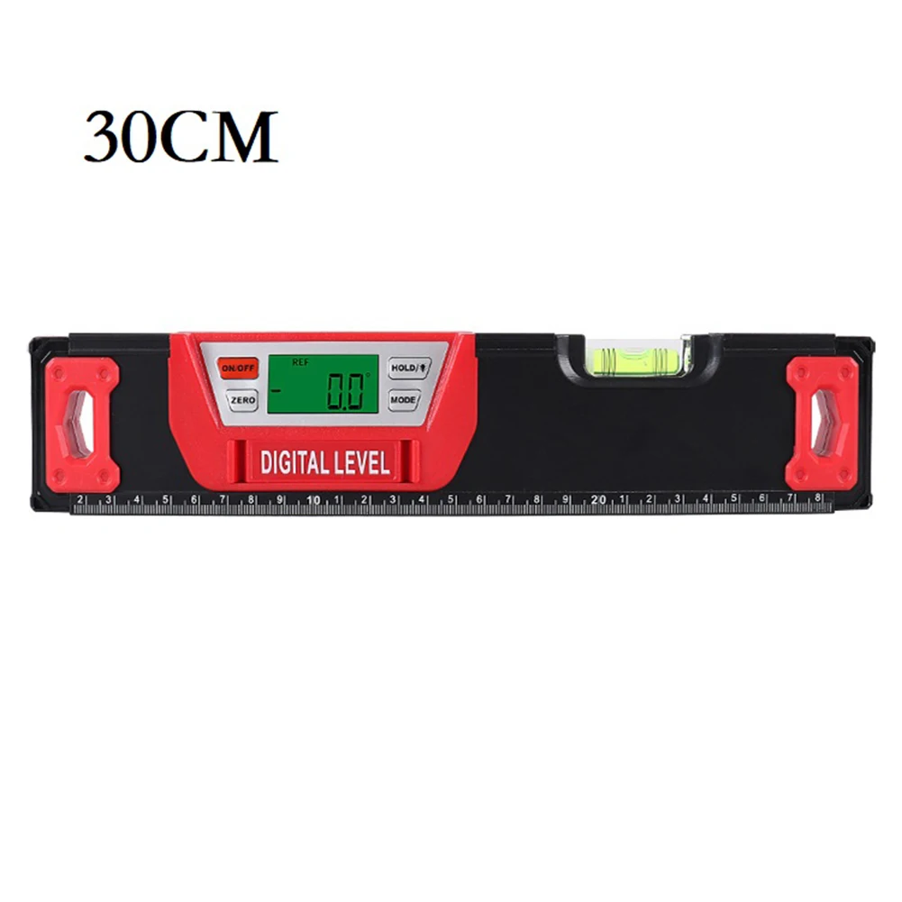 Digital Bubble Level Electric Inclinometer Protractor IP67 Waterproof Aluminum Alloy With Magnet Screen Freeze For Slope Measure