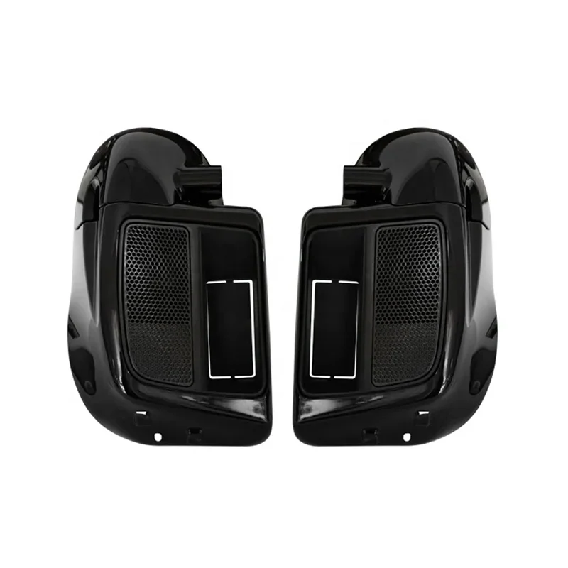 Keybear Lower Fairing Fit 14 Later Harleymotorcycle Street Glide Road Glide Leg Guard Black Control Airflow Windproof Leg Shield
