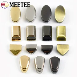 Meetee 10/30Pcs Metal Zipper Tail Clip Buckles Bags Zippers End Stopper Screw Plug Lock DIY Leather Crafts Hardware Accessories