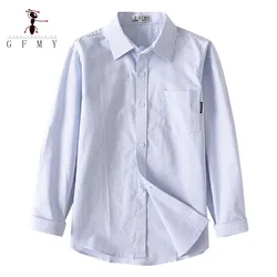 2022 GFMY Brand Fashion Clothes Stripe Top 4-18 Years Boy Long Sleeve Shirts Girl Cotton Blouse Shirt Kids Clothing