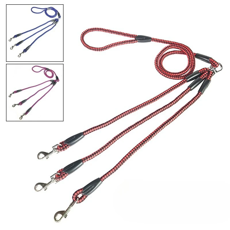 One-to-three Leash Multi-head Dog Leash Pet Teddy Bigbear Leash Pet Supplies