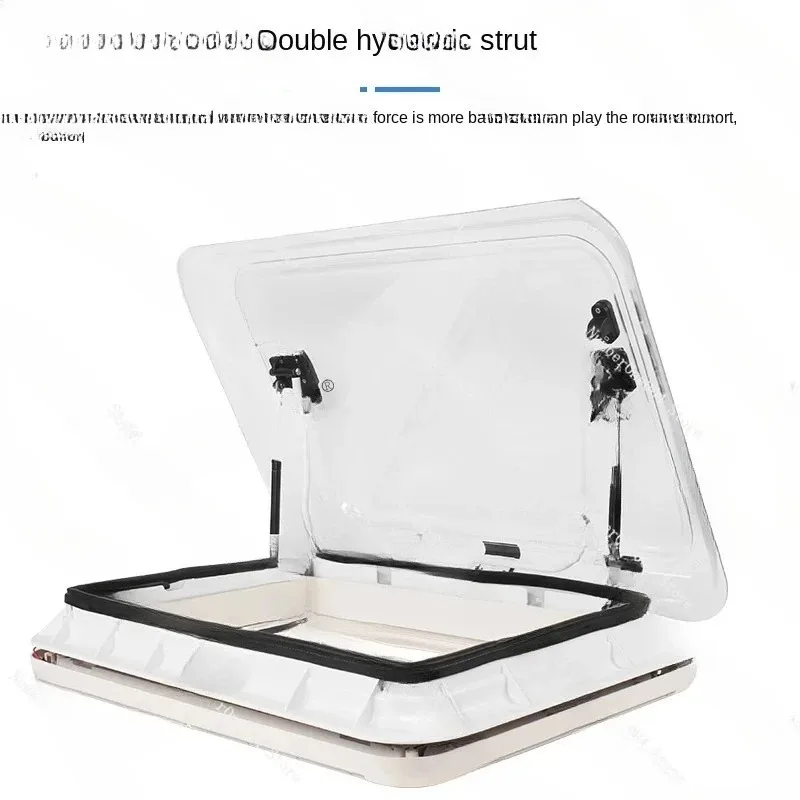 modification accessories sunroof acrylic transparent with lamp mosquito-proof shading bed car Datong original ventilation window
