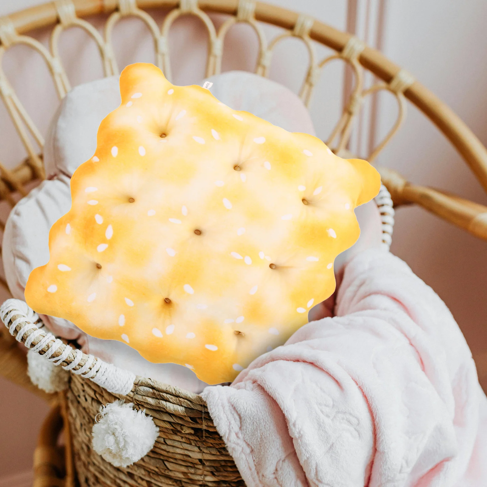 45 سنتيمتر واقعية البسكويت محاكاة كوكي وسادة وسادة مريحة للمنزل أريكة الفراش الإبداعية الزخرفية هدية للأصدقاء و