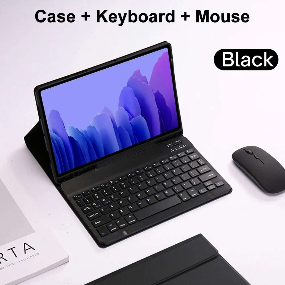 Bluetooth Keyboard Case For Samsung Galaxy Tab A7 10.4 Inch , Tablets Cover for Galaxy Tab A7 SM-T500/T503/T505/T507/T509 Funda