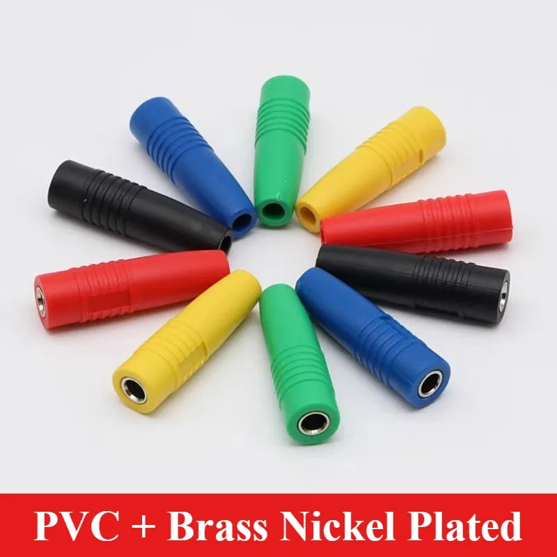 10PCS 4mm banana socket pure copper welded female socket male and female mating banana plug socket power connector