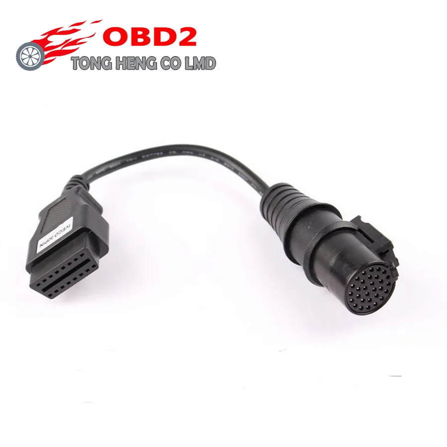 For IVECO 30Pin to 16Pin Female OBD OBD2 Adapter for Ive-co 30 Pin Diagnostic Connector Cable OBD2 Truck Cable