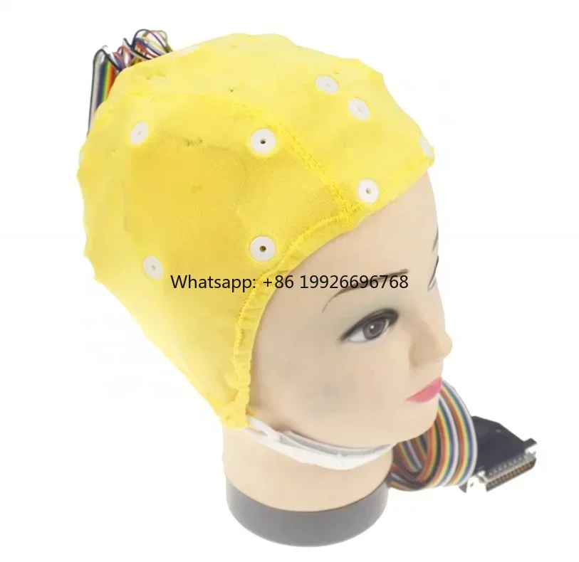 

Tin EEG Electrode Cap China Integrated Neuro-feedback EEG brain Cap/Hat For EEG factory