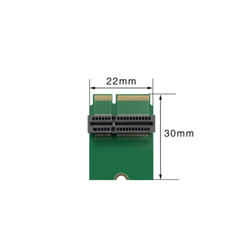 Vertical M.2 E-Key 90 Graus Ângulo Direito Adaptador Cartão Nic Fixo-Livre M2 Switchboard