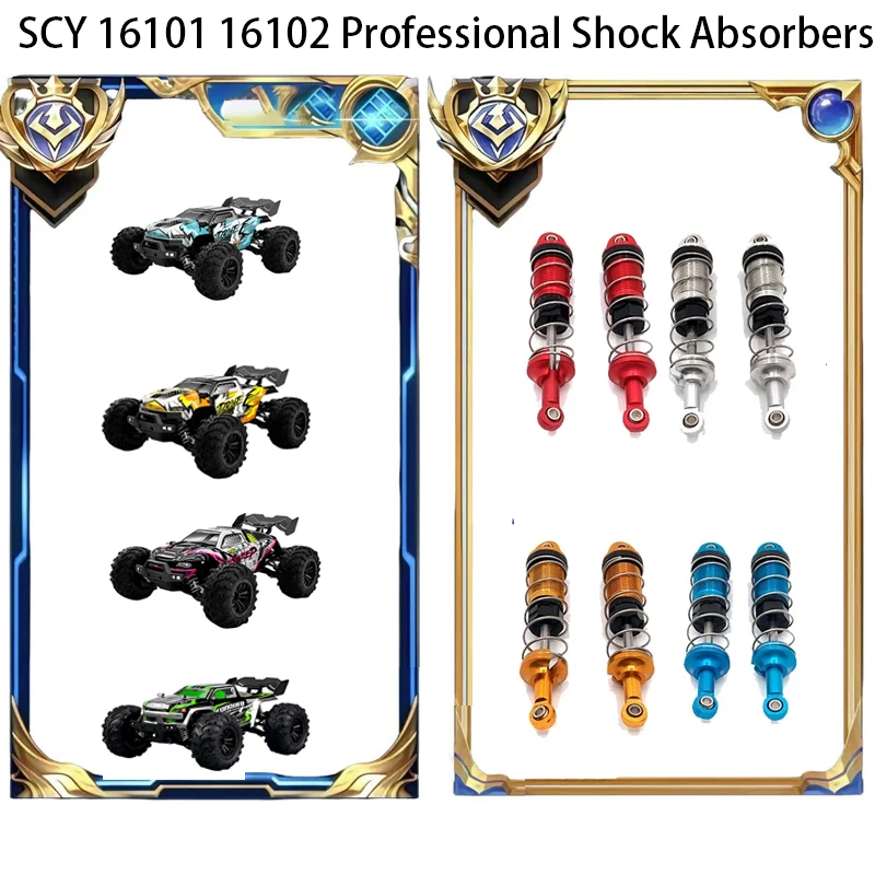 SCY 16101 16102 Professional Shock Absorbers - Hydraulic Spring Shock Absorbers for Automotive Suspension (Front and Rear)