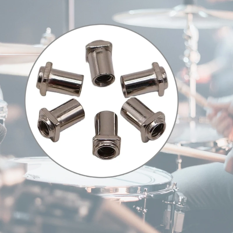 20Pcs Iron Drum Screw Nut Replacement Swivels Nut Floor Drum Spare Parts Drum Practical Musical Instrument Accessory 24BD
