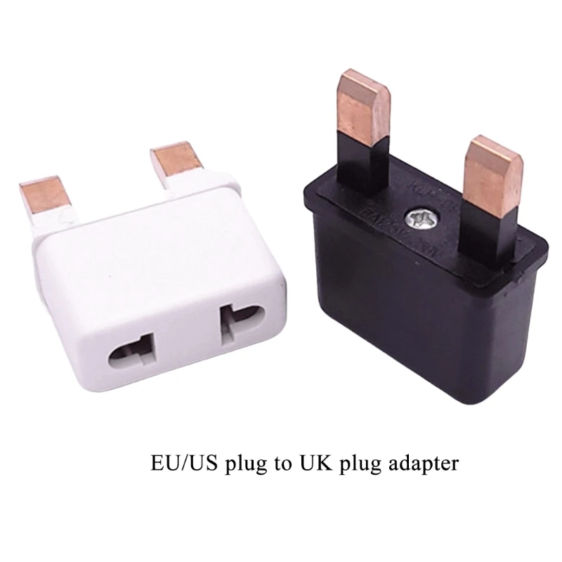 DX62 Europe US to UK Plug Adapter, European USA to UK Plug Adapter, EU US to UK Plug Converter, Travel from Europe USA to UK