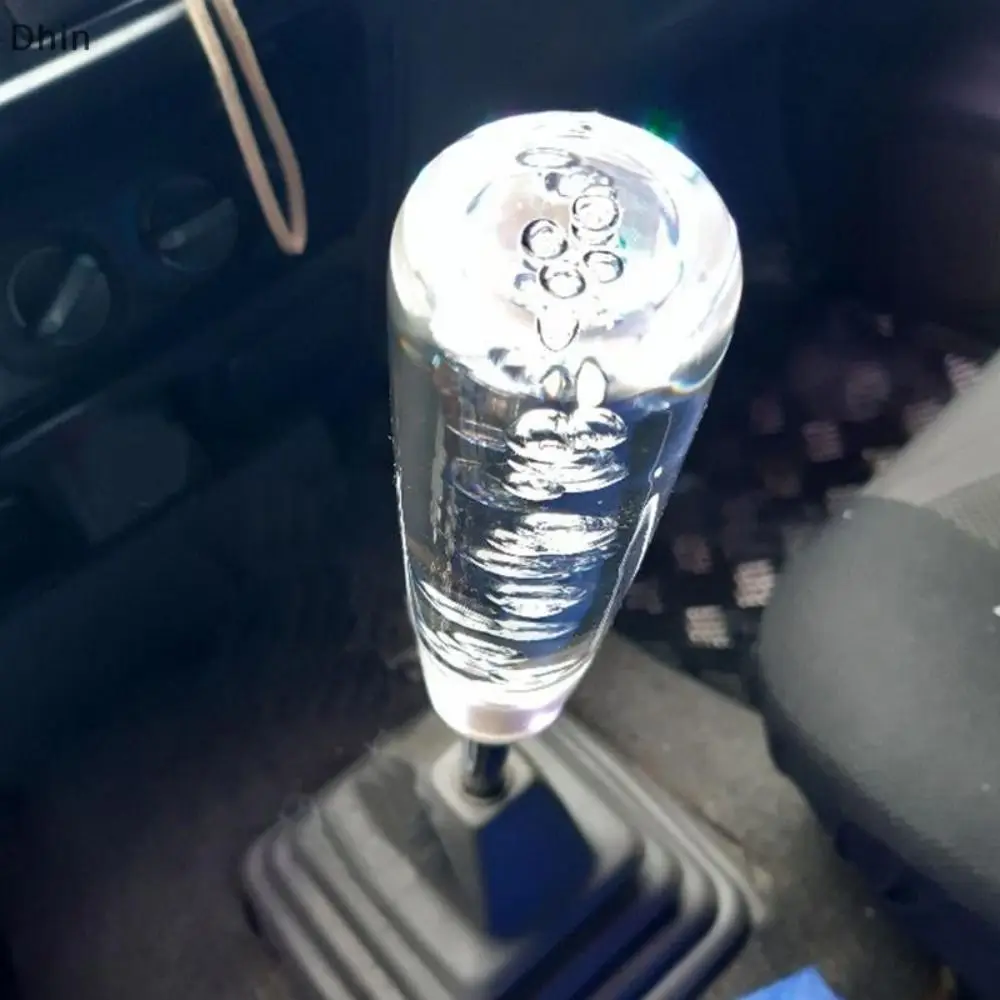 Transparent Bubble Gear Shift Knob Crystal Transparent Crystal Style Manual Shift Knob 20CM Bubble Design Transmission Shifter