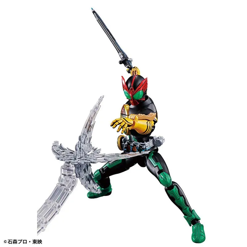 Bandai Original Kamen Rider Figure-rise Standard Double Decade Ghost OOO Agito Hibiki Anime Mecha Action Figure Model Kit Toy view 4