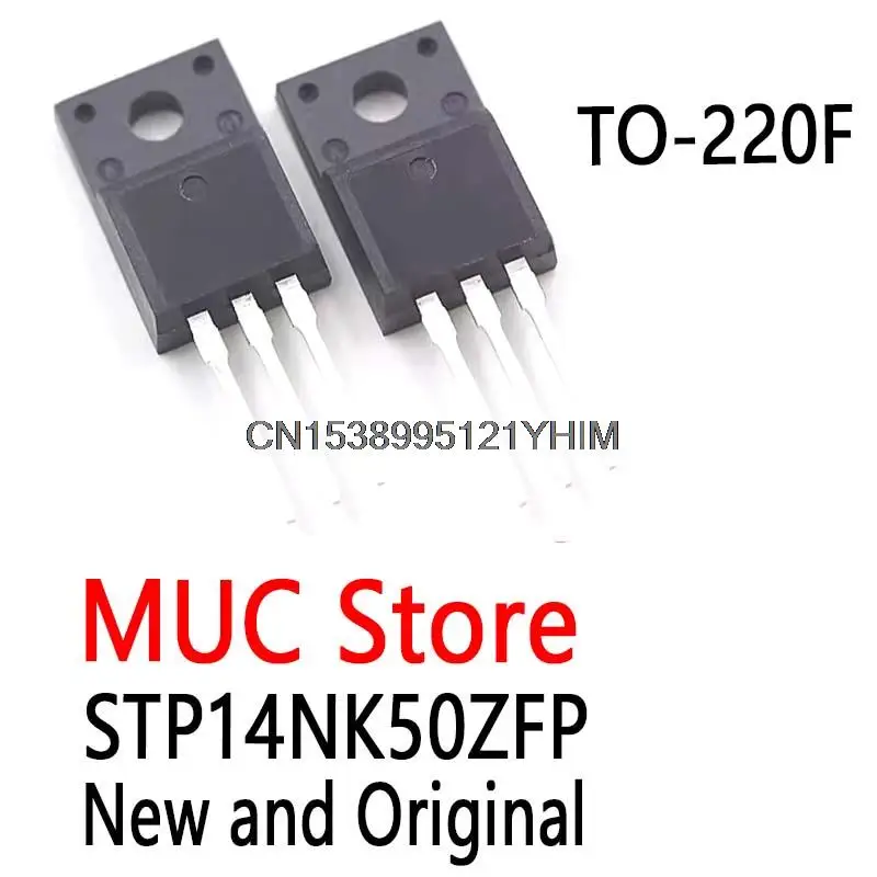 10PCS TO-220F P15NK50ZFP TO220F STP14NK50Z 14A 15A 500V Power MOSFET transistor STP14NK50ZFP STP15NK50ZFP