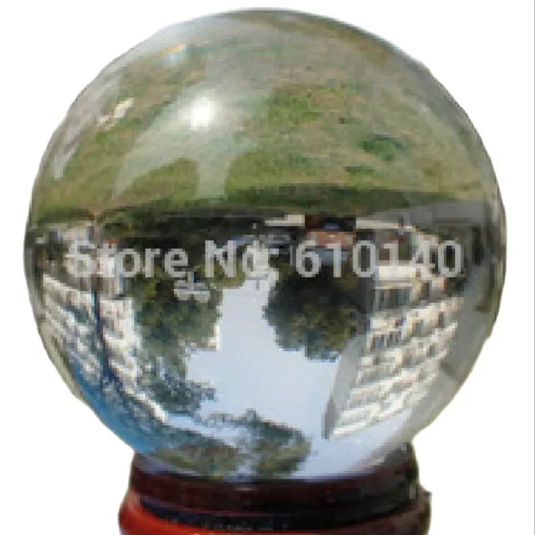 

HOT Sell ASIAN QUARTZ Clear Crystal Ball Sphere 100mm +stand AAA++