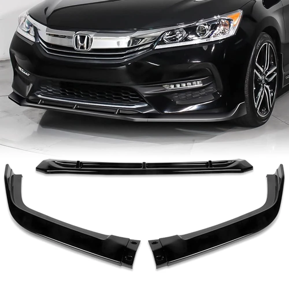 

Car Front Bumper Splitter Lip Diffuser Body Kit Spoiler Guardn For Honda Accord 4DR / Sedan 2016 2017