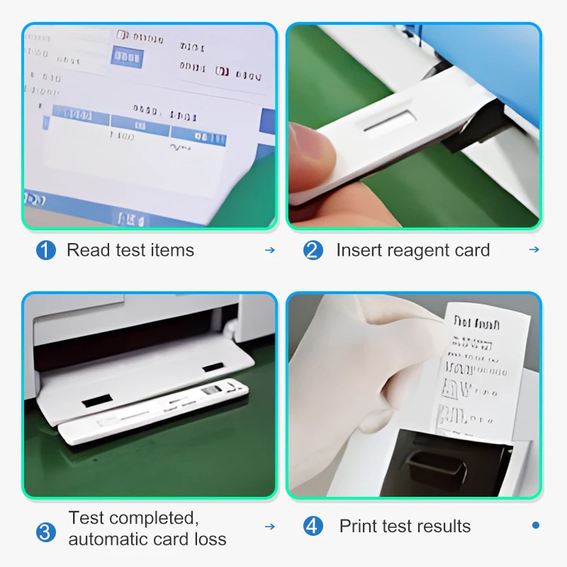 COEI OEM Custom Benchtop Quantitative Dry Fluorescence Stable Sensitive Immunoassay Analyzer Diagnostic Device for Hospital Lab