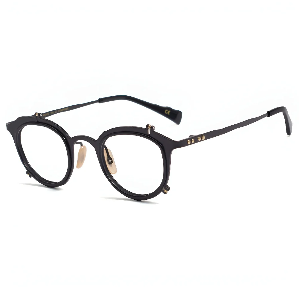 2024 New in Metal Eyeglass Frame Leading Fashion and High Quality Men's and Women's Anti Blue Light Glasses Prescription Glasses