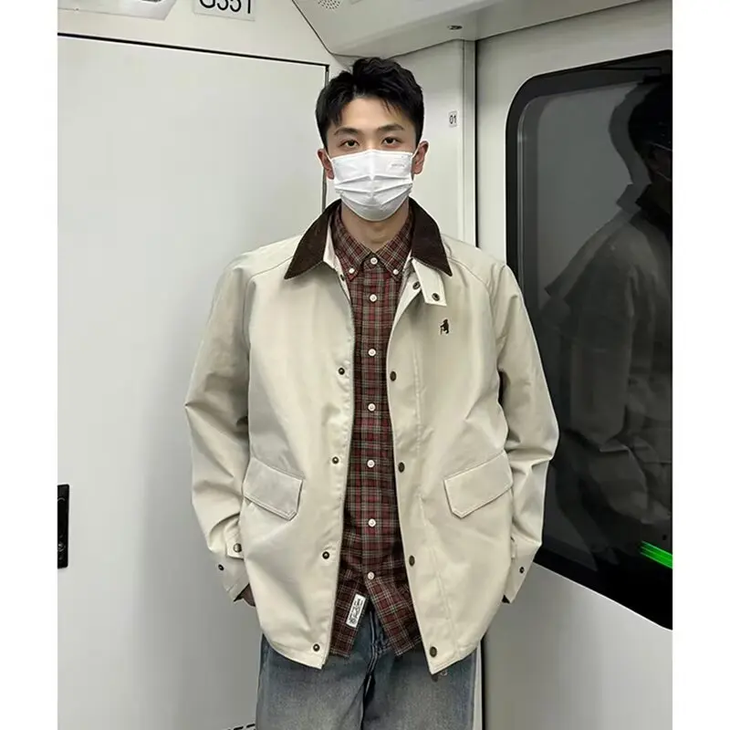 

Мужская рабочая одежда Jaet, осень-зима, большой размер 250, Pou Pilot Sle, крутая верхняя одежда в американском стиле ретро, полиэфирное волокно