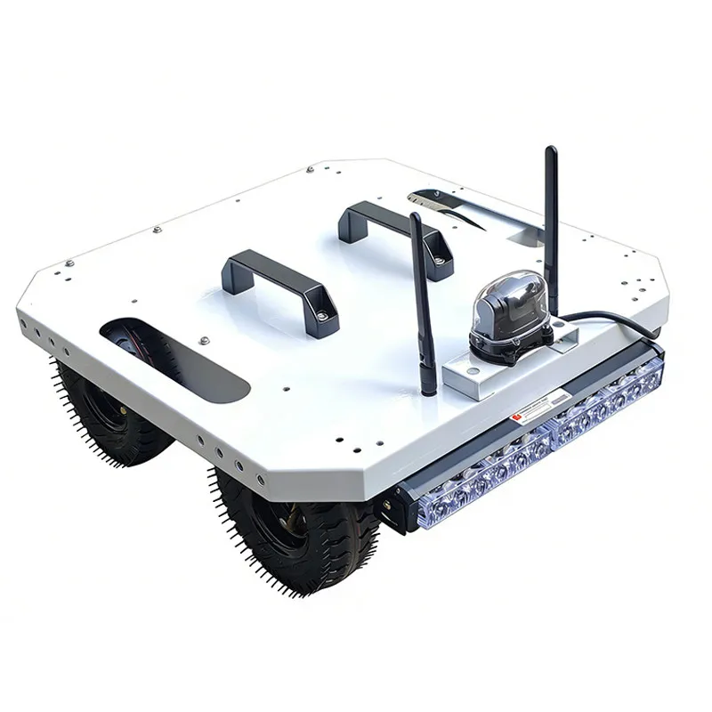 Image transmission intelligent safety cone robot remote control trolley mobile reflective road cone traffic robot