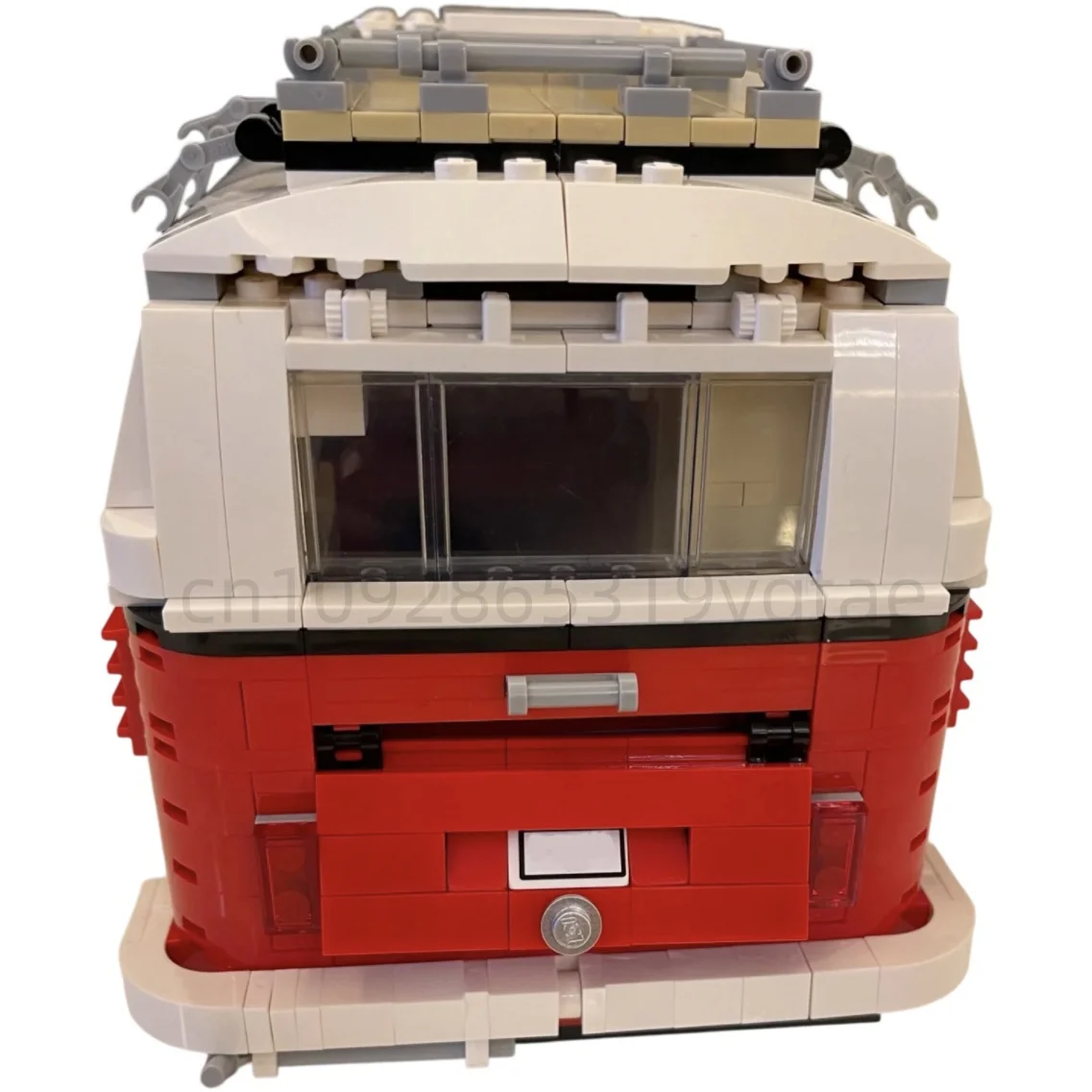 الرجعية شاحنة التخييم سيارة اللبنات 10220 MOC 1354 قطعة الطوب التقنيات المركبات الجمعية حافلة لعبة مجسمة الصبي الكبار جمع هدية