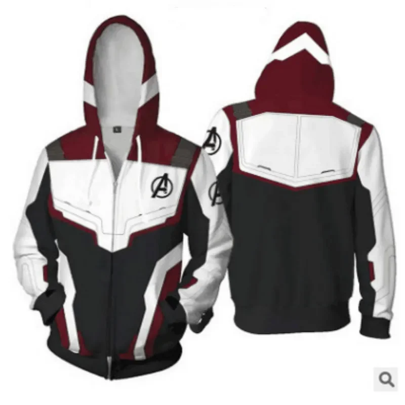 Marvel The Avengers 4 Endgame Quantum Realm Baby Boys Girls Costume Hoodies Men Hooded Family Zipper End Game Sweatshirt Jackets